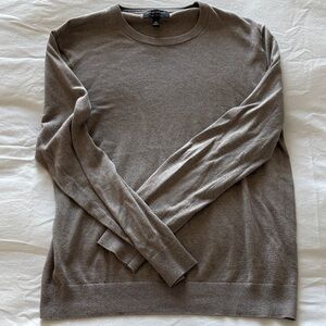 Banana Republic Men's Taupe Crewneck Sweater